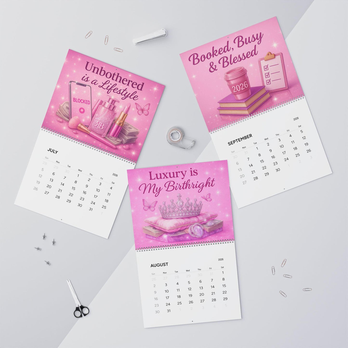 2026 Wall Calendar | Monthly Planner with Vibrant Images